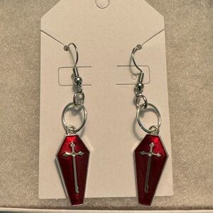 Halloween styled earrings!